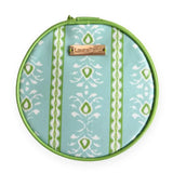 ROUND JEWELRY CASE - ROSEMARY STRIPE BLUE