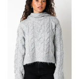 KAY HOODIE SWEATER - GREY