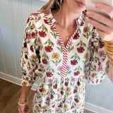 THE HARVEST MIDI DRESS - WHT