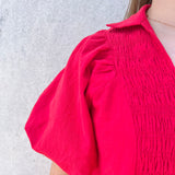 THE HALLIE DRESS - RED