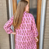PURPLE BLOOMS CAFTAN