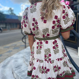 THE ABBY DRESS IN ECRU