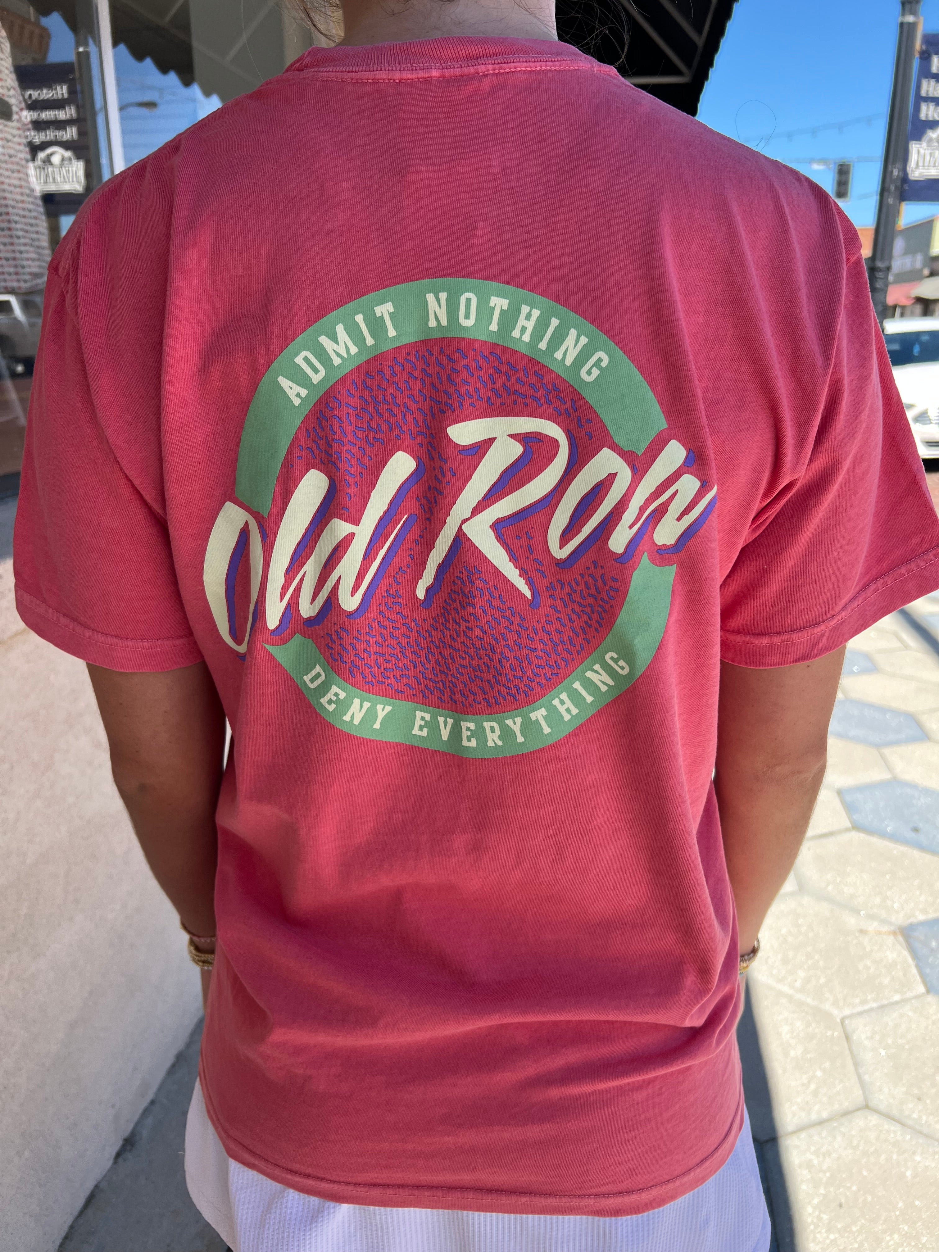 OLD ROW CIRCLE LOGO TEE