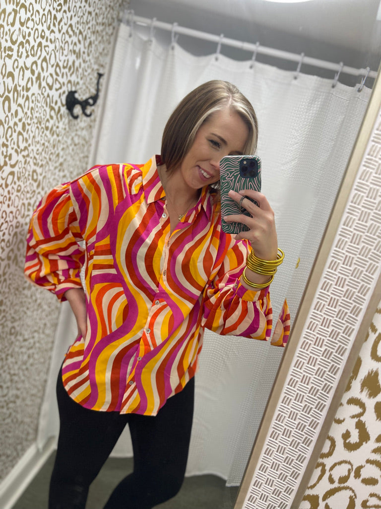 THE FALL SUNSET BLOUSE