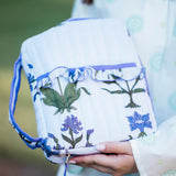 QUILTED SCALLOPED BIBLE COVER - IRIS LAVENDER