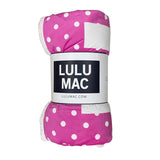 LULUMAC BLANKET - HOT PINK/WHT