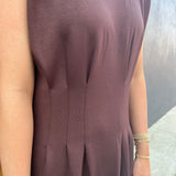 THE KIMBER DRESS - BROWN