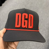 "DGD" HAT - BLACK