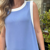 THE MARIA DRESS - BLUE