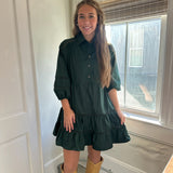 THE MERIBETH DRESS - H GREEN