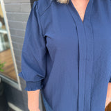 PRETTY & PLAIN TOP - NAVY
