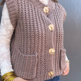 MOCHA MOUSSE SWEATER VEST