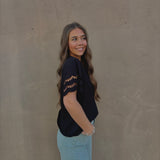 LEVY EYELET TSHIRT