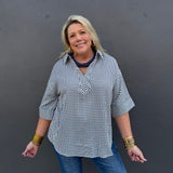 THE NAVY MADELYN TOP