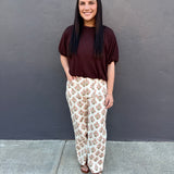 THE LAURA BUBBLE TOP - BROWN