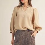 THE JODI TOP - OATMEAL