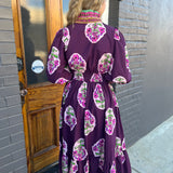 THE BELINDA DRESS - PLUM