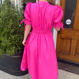 STRAWBERRY LEMONAIDE DRESS - PINK