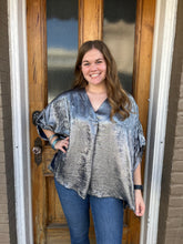 Load image into Gallery viewer, FALLING FOR METALLIC BLOUSE
