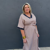 MEET ME FOR THANKSGIVING DRESS - MOCHA