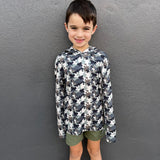 BOYS RAVINE HOODIE - DELTA BACKWATER CAMO