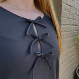 THE BLACK BOW DRESS