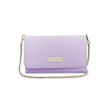 EK LEATHER CLUTCH - PURPLE