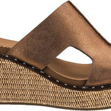 KISS N TELL WEDGES - WASHED BRONZE METALLIC
