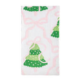 PINK BOW TREE BLANKET