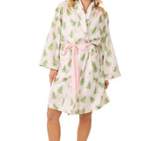 TREE BOW ROBE - WHT