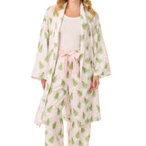 TREE BOW ROBE - WHT