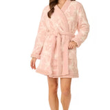 BLUSH BOW ROBE