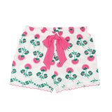THE FLORAL PJ SHORTS - PINK