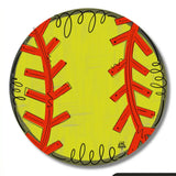 SOFTBALL MINI FOR DOOR HANGER