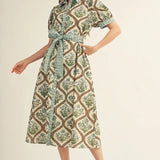 THE JENNIFER DRESS - NATURAL MIX