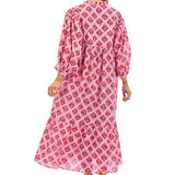 PINK WAYLON MIDI DRESS