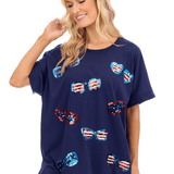 AMERICANA SPARKLE TOP