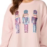 NUTCRACKER SPARKLE SWEATSHIRT - PINK