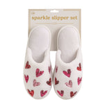 SPARKLE SLIPPERS - WHITE