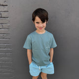 BOYS BAT RACK SS - STEEL BLUE