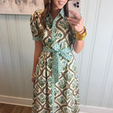THE JENNIFER DRESS - NATURAL MIX