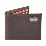 UGA LEATHER BIFOLD WALLET