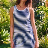 NAVY/WHT STRIPED SKORT SET