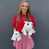 RED GINGHAM PRINT BUBBLE SKIRT