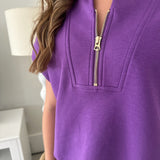 HALF ZIP SCUBA - PURPLE