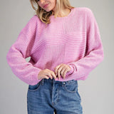 CHENILLE SWEATER - SWEET PINK