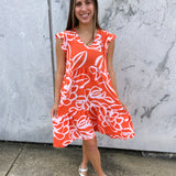GINNY FLUTTER DRESS