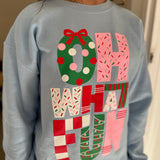 OH WHAT FUN SWEATSHIRT - BLUE