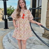 SPRING HONEYCOMB DRESS