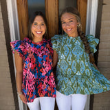 WOODY FLOUNCE TOP